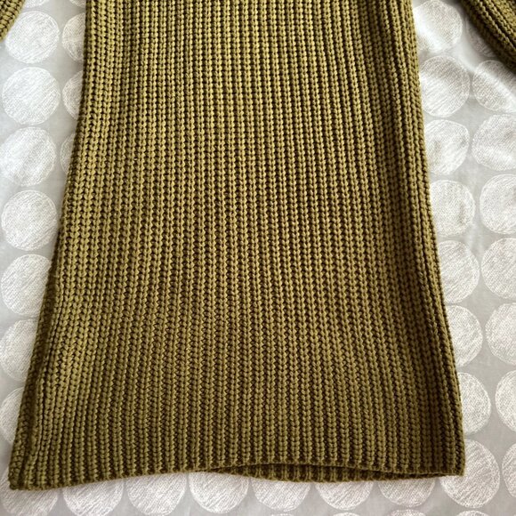 Anthropologie Moon River Sweater Crochet Button Dress Green Sz S - Picture 12 of 16